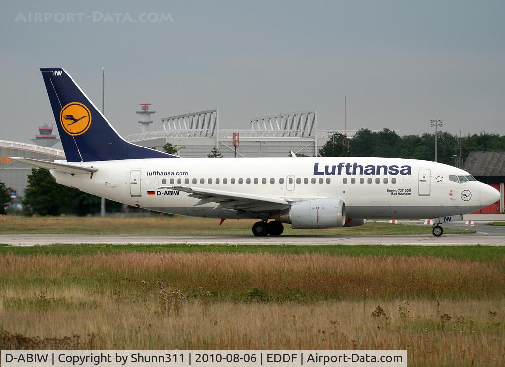 D-ABIW, 1991 Boeing 737-530 C/N 24945, Taking off rwy 18