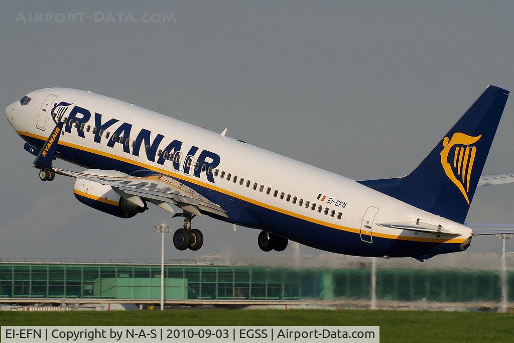 EI-EFN, 2009 Boeing 737-8AS C/N 37538, Just departed