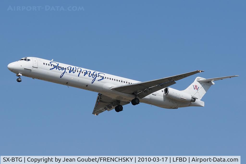 SX-BTG, 1989 McDonnell Douglas MD-83 (DC-9-83) C/N 49856/1675, Sky Wings Airlines