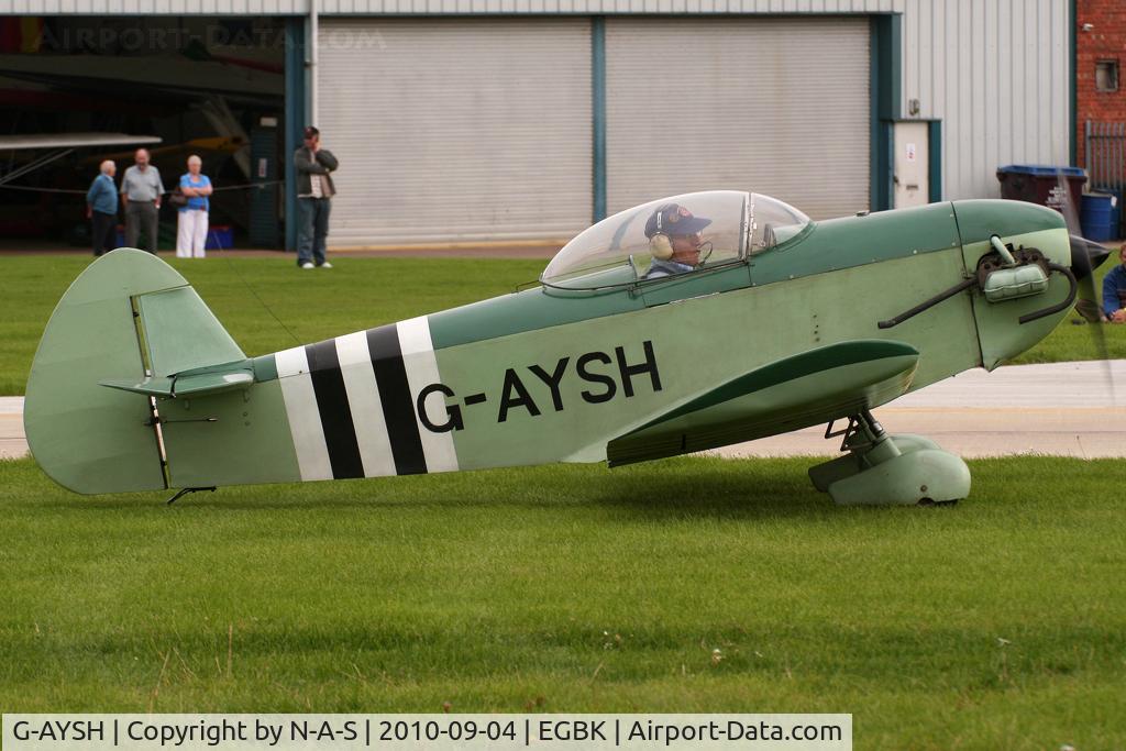 G-AYSH, 1973 Taylor Monoplane C/N PFA 1413, LAA Rally 2010