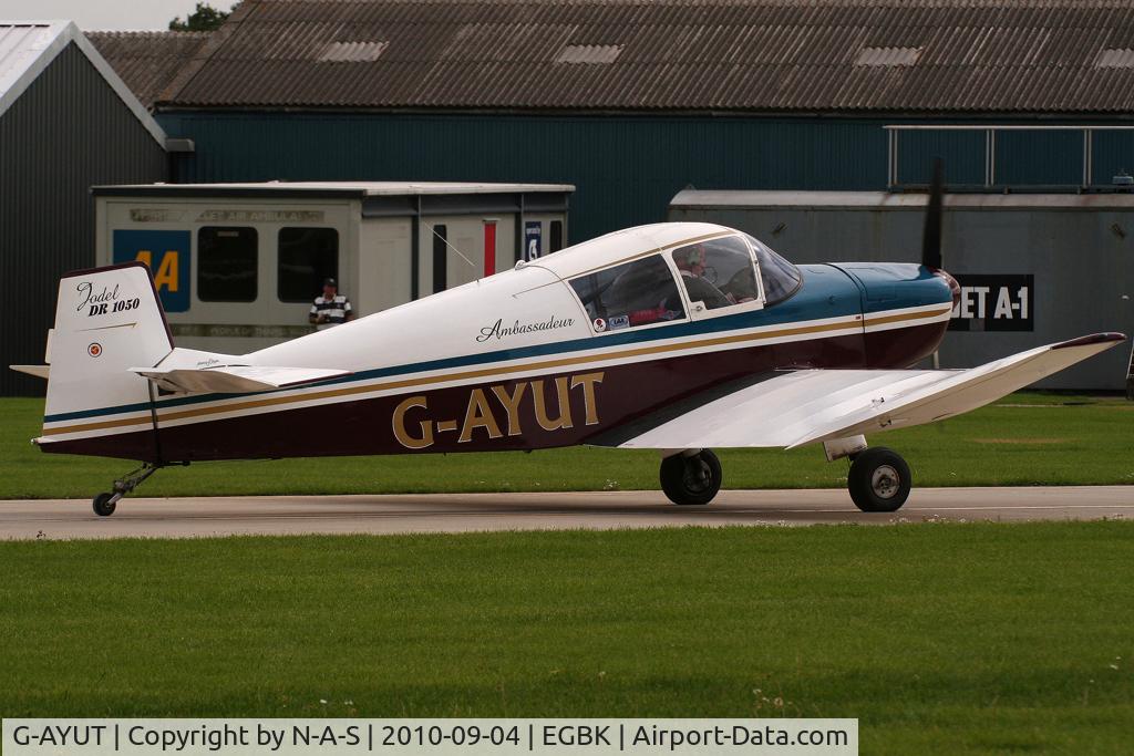 G-AYUT, 1964 SAN Jodel DR-1050 Ambassadeur C/N 479, LAA Rally 2010