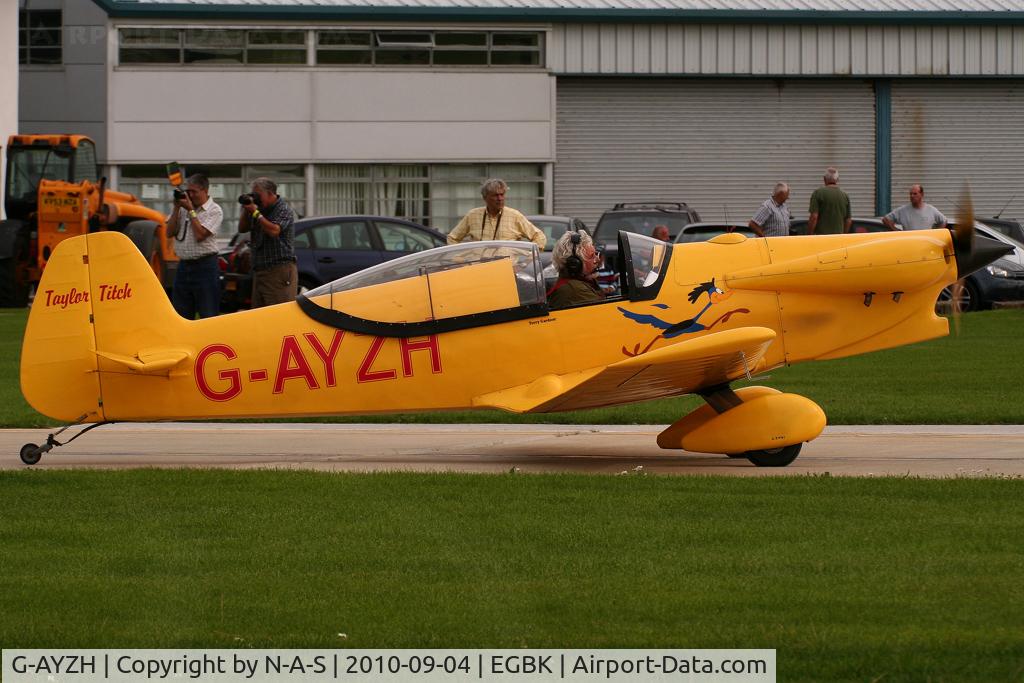 G-AYZH, 2007 Taylor JT-2 Titch C/N PFA 060-1316, LAA Rally 2010