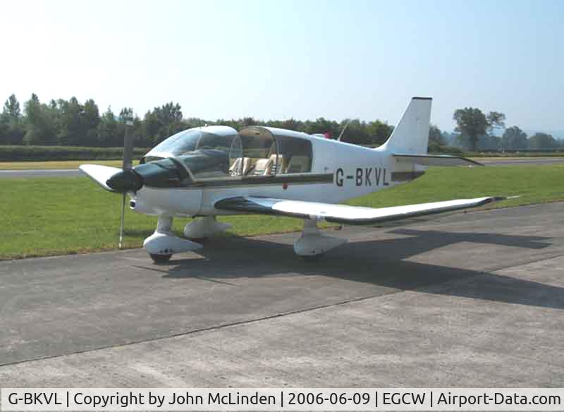 G-BKVL, 1983 Robin DR-400-160 Chevalier C/N 1625, G-BKVL at welshpool
