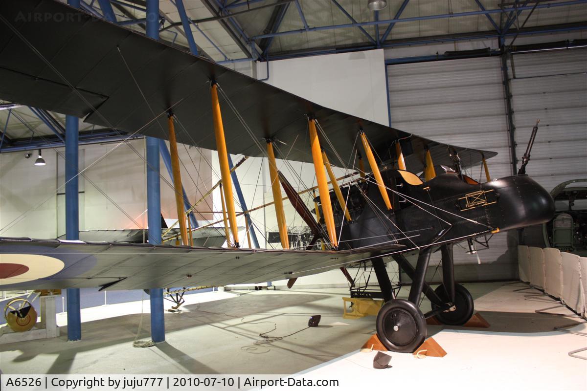A6526, Royal Aircraft Factory Fe-2b C/N 84/A/450, on display at Hendon RAF Muséum