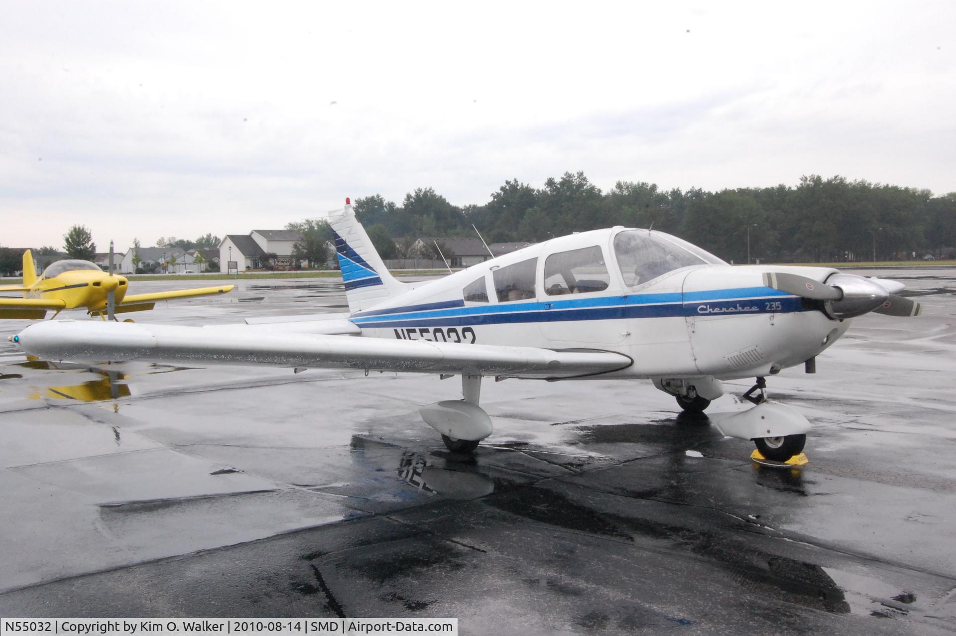 N55032, 1973 Piper PA-28-235 C/N 28-7310109, Taken at the EAA Chapter Two Young Eagles Rally on August 14, 2010.