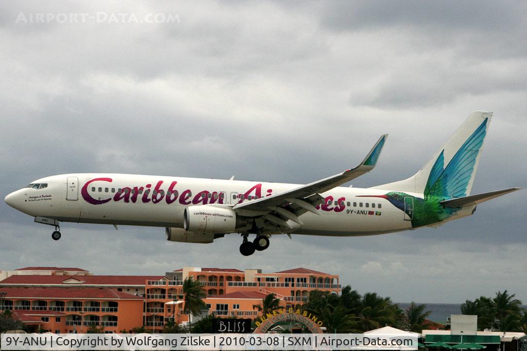 9Y-ANU, 2000 Boeing 737-8Q8 C/N 28235, visitor