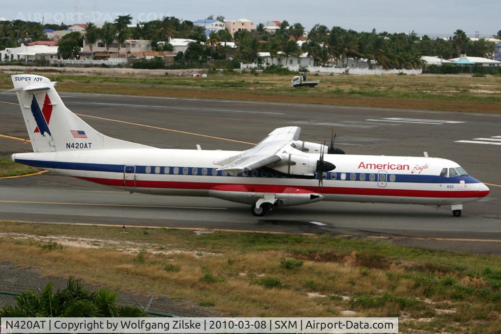 N420AT, 1994 ATR 72-212 C/N 420, visitor