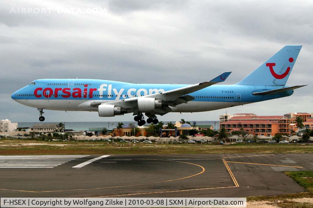 F-HSEX, 1993 Boeing 747-422 C/N 26878, visitor