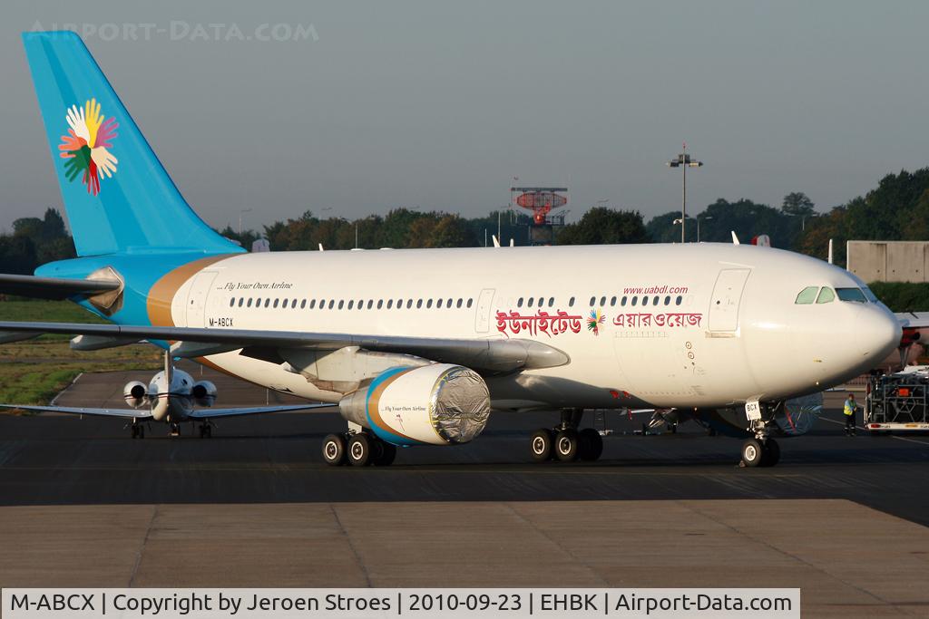 M-ABCX, 1992 Airbus A310-325/ET C/N 672, new operator of the A310. United Airways from Bangladesh C/N=672