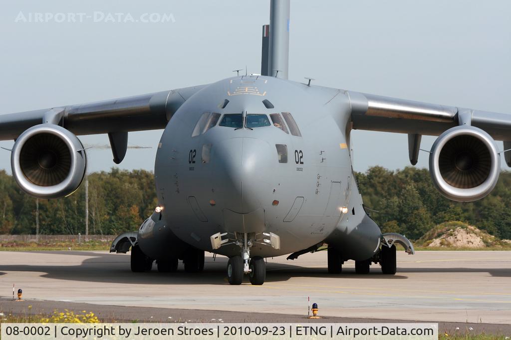08-0002, 2009 Boeing C-17A Globemaster III C/N F-210, NATO C17