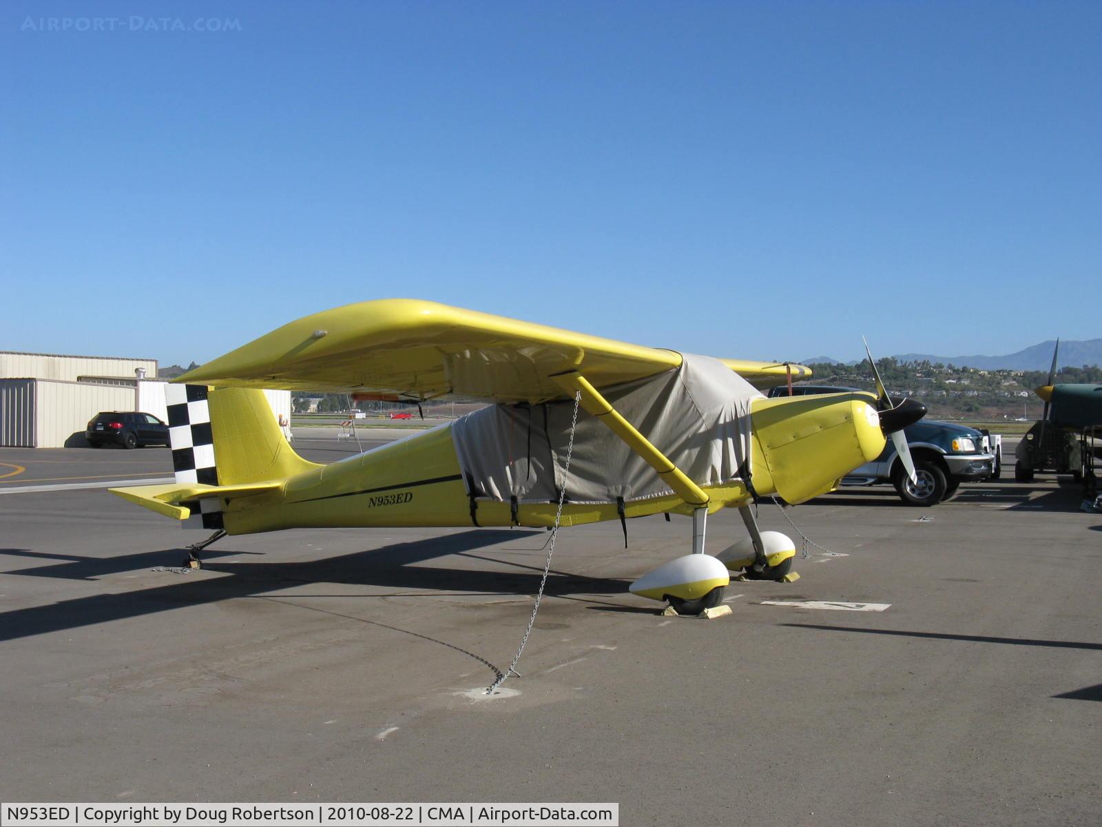 N953ED, 2008 Murphy Elite C/N 639E, 2008 Hirsty MURPHY ELITE, a second-generation REBEL. Lycoming O-320 150 Hp