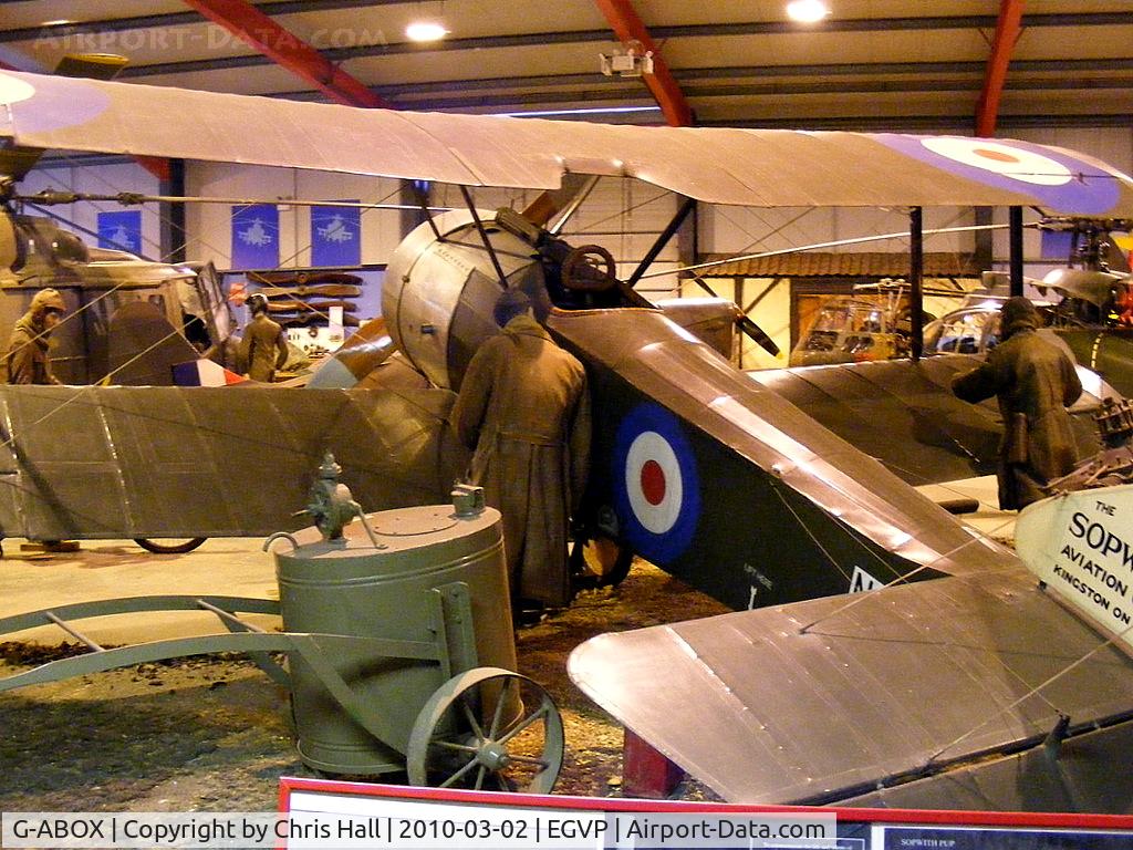 G-ABOX, 1916 Sopwith Pup C/N Not found G-ABOX, Museum of Army Flying, Middle Wallop