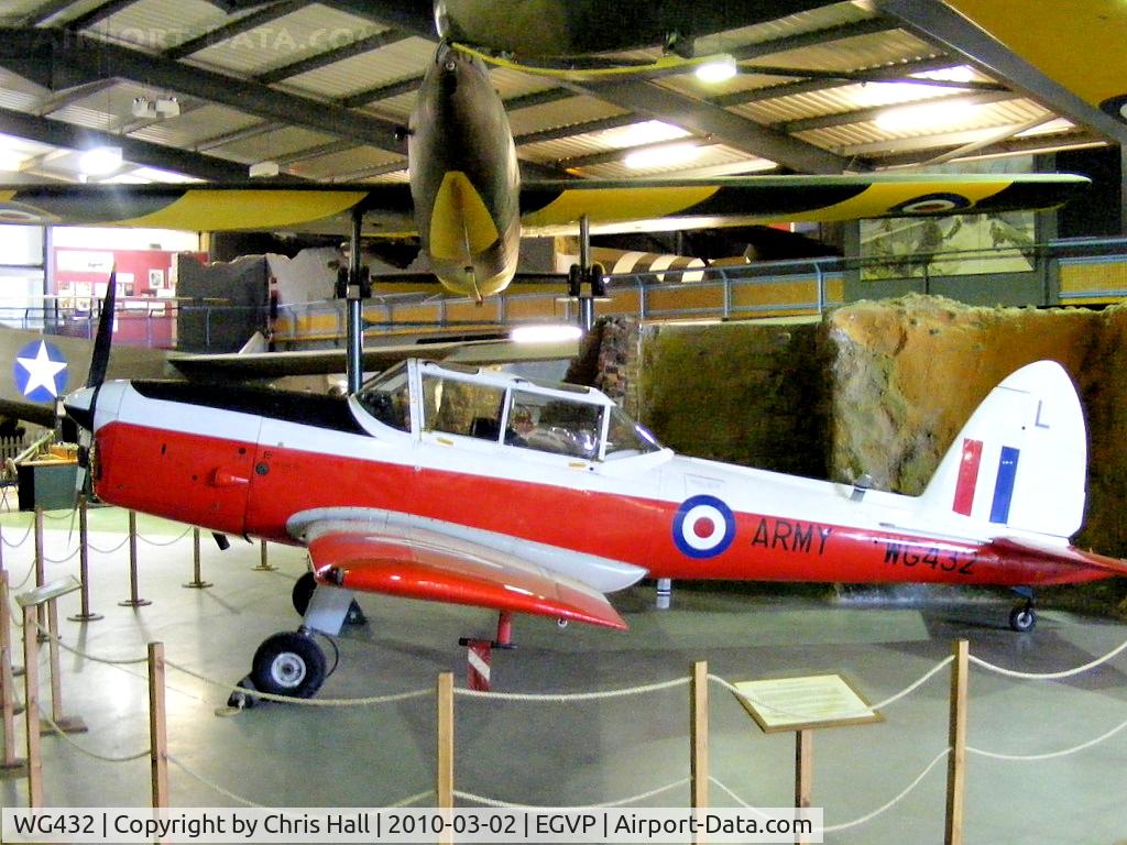 WG432, 1951 De Havilland DHC-1 Chipmunk T.10 C/N C1/0506, Museum of Army Flying, Middle Wallop