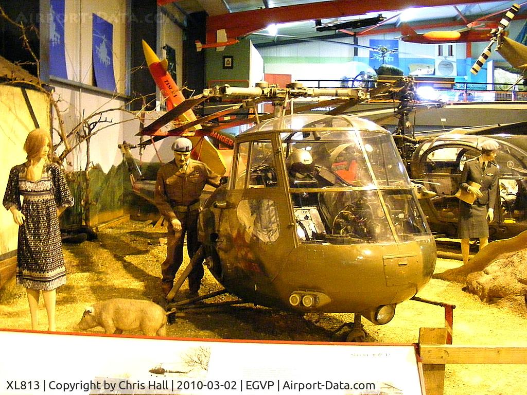 XL813, 1959 Saunders-Roe Skeeter AOP.12 C/N S2/5098, Museum of Army Flying, Middle Wallop