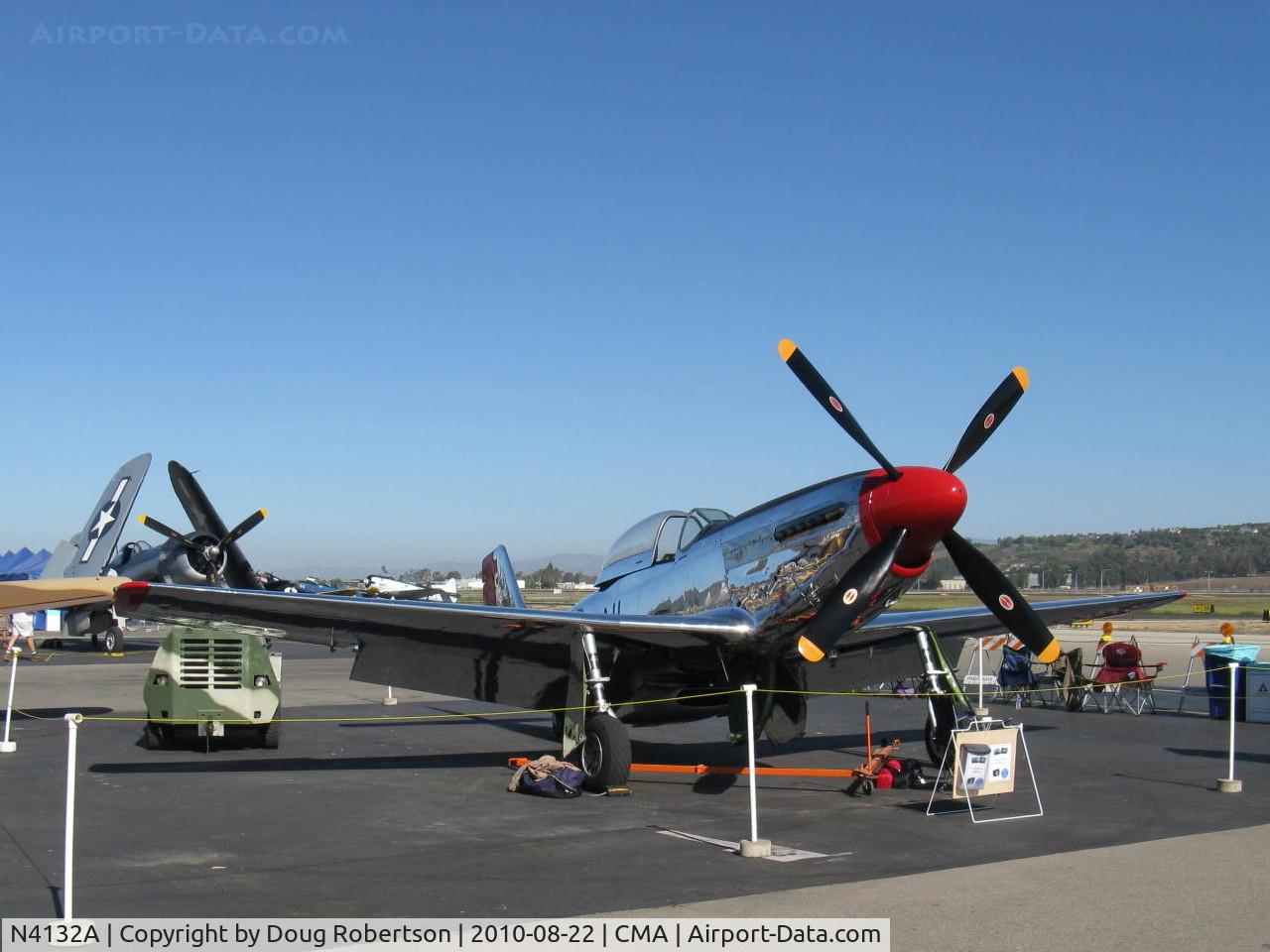 N4132A, 1944 North American P-51D Mustang C/N 122-40985, 1944 North American/Aero Classics P-51D MUSTANG 'Pecos Bill', Packard ROLLS-ROYCE V-1650-7 Merlin 1,695 Hp, Limited class
