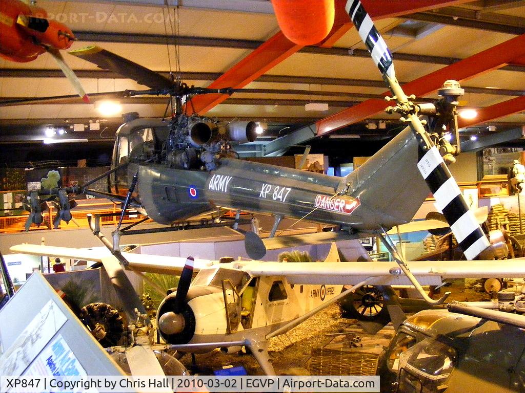 XP847, Westland Scout AH.1 C/N F9473, Museum of Army Flying, Middle Wallop