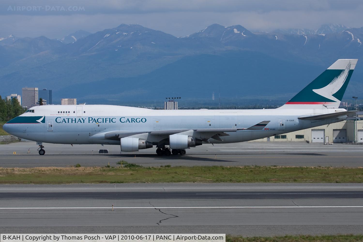 B-KAH, 1993 Boeing 747-412 C/N 27134, Cathay Pacific Airways