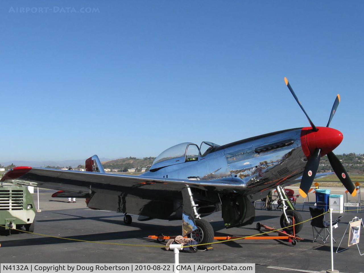 N4132A, 1944 North American P-51D Mustang C/N 122-40985, 1944 North American/Aero Classics P-51D MUSTANG 'Pecos Bill', Packard ROLLS-ROYCE V-1650-7 Merlin 1,695 Hp, Limited class