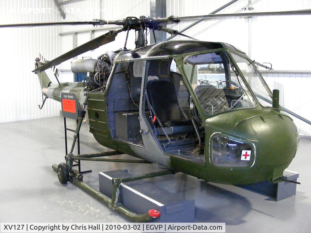 XV127, Westland Scout AH.1 C/N F9702, Westland Scout AH.1 at the Museum of Army Flying, Middle Wallop