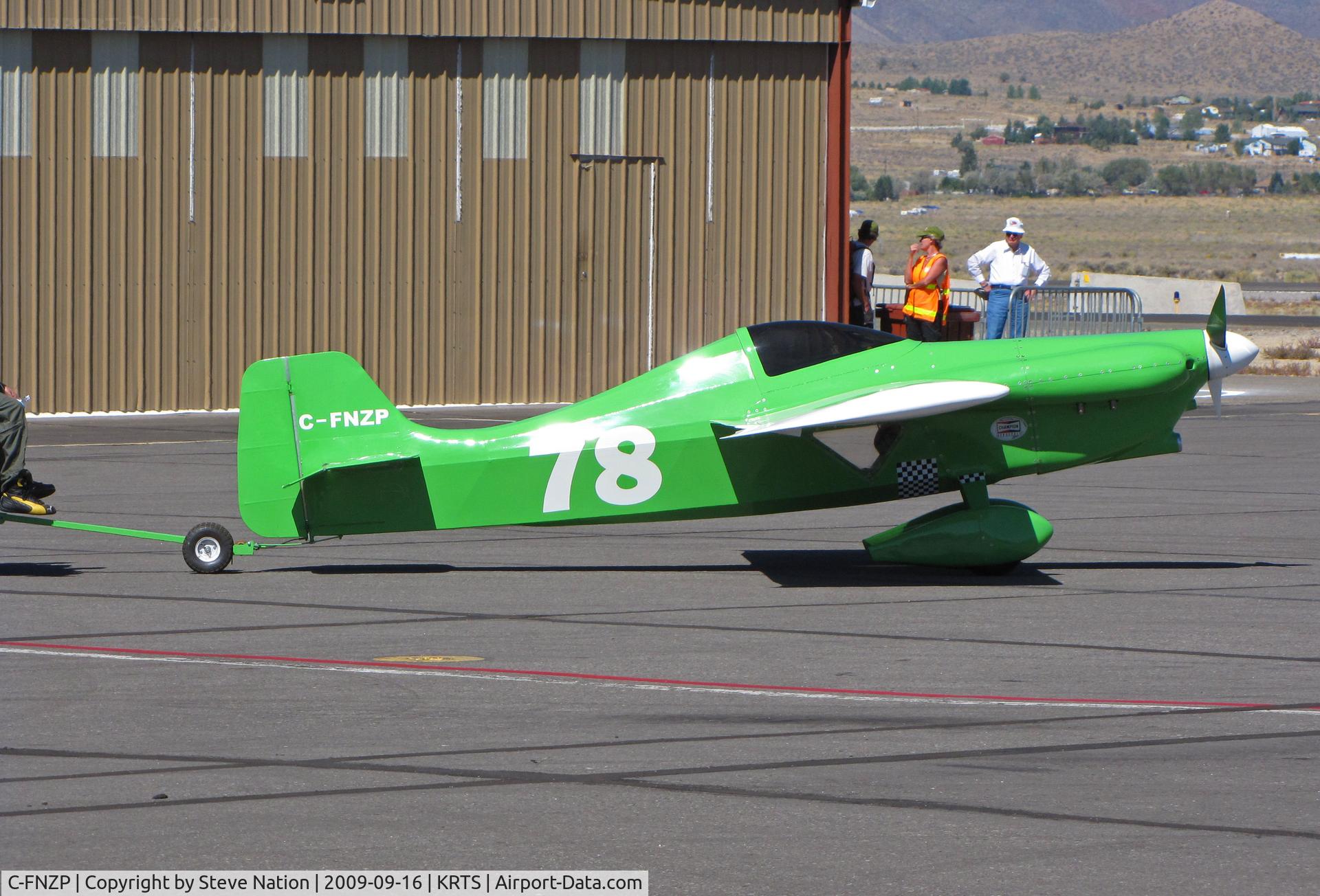 C-FNZP, 1970 Cassutt IIIM Racer C/N TH-4, Race #78 is a 1970 Cassutt being towed after mid-morning Formula I Class heat @ 2009 Reno Air Races