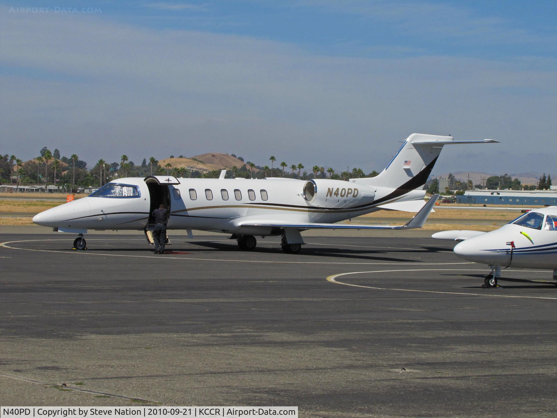 N40PD, 2008 Learjet Inc 45 C/N 2111, Lear Flight LLC 2008 Learjet 45 @ Buchanan Field