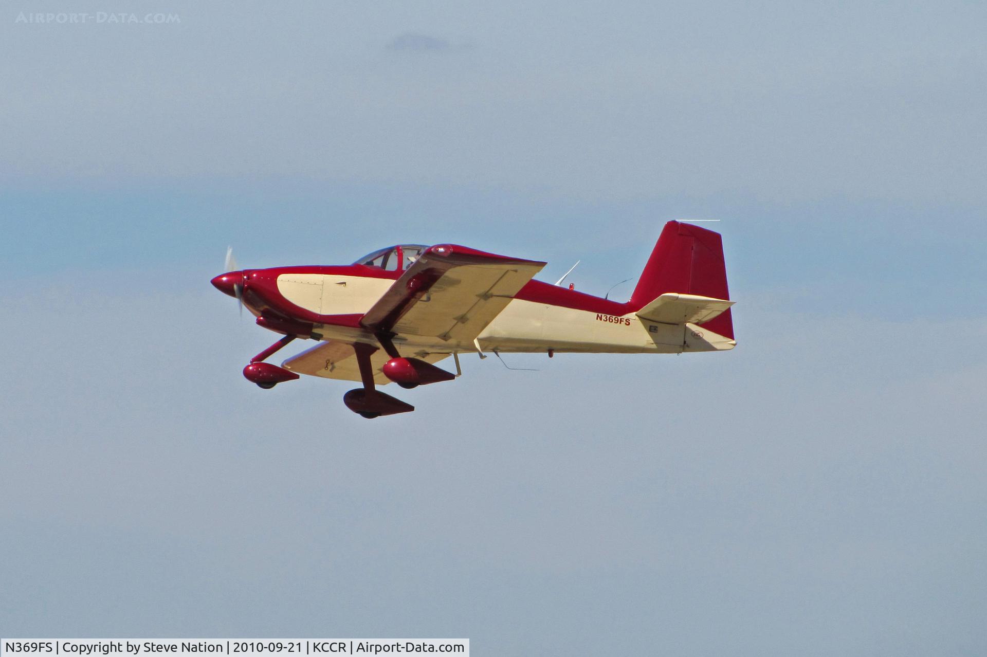 N369FS, 2005 Vans RV-9A C/N 90810, 2005 Garris David B VANS ACFT RV9A climbing out from Buchanan Field (KCCR) for local circuits