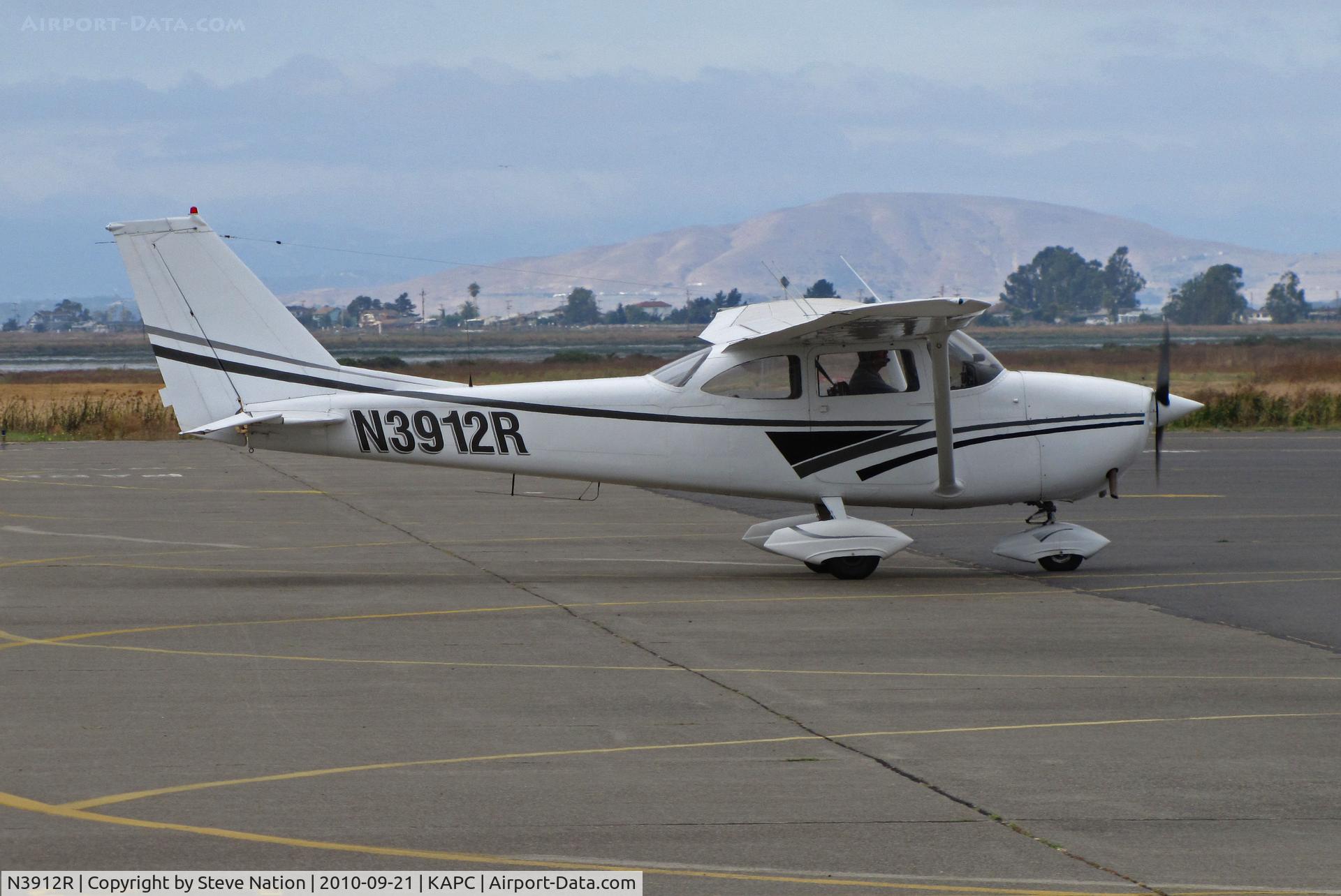 N3912R, 1966 Cessna 172H C/N 17255412, 1966 Cessna 172H arriving for charter flight @ Napa, CA (KAPC)