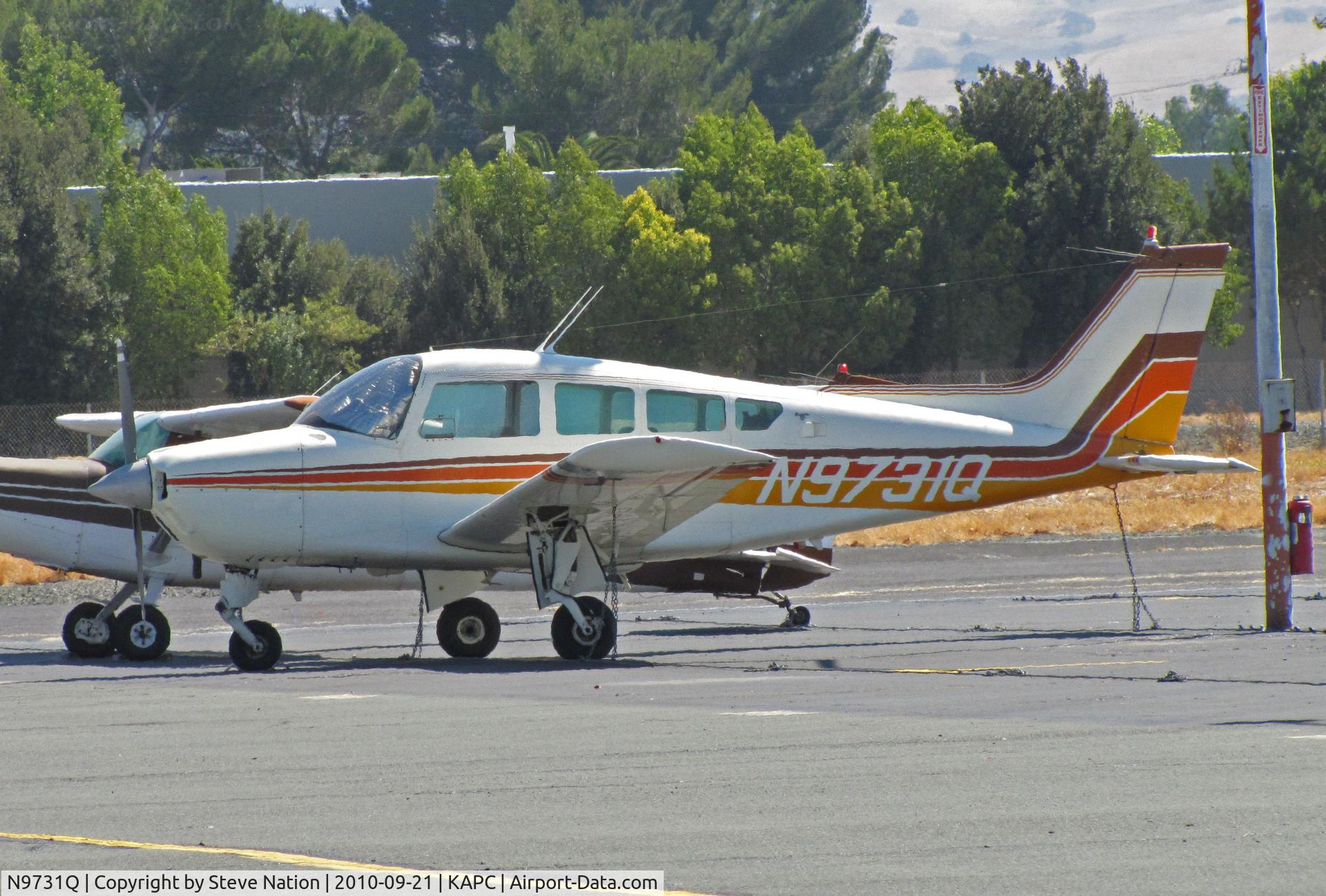 N9731Q, 1971 Beech A24R C/N MC-83, 1971  Beech A24 parked on East Ramp @ Buchanan Field/Concord, CA (KCCR)