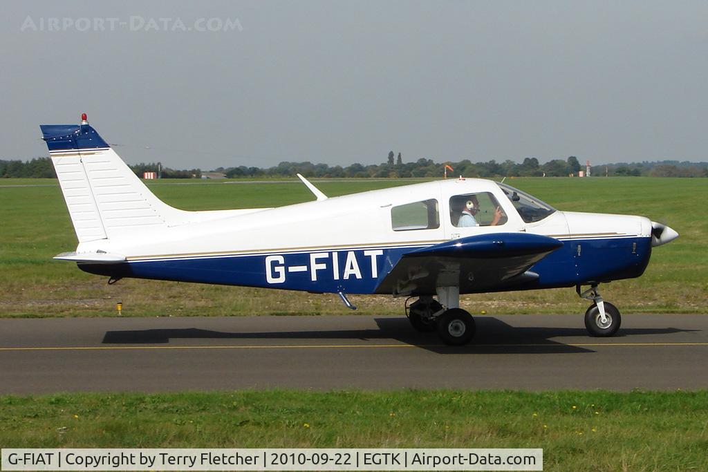 G-FIAT, 1973 Piper PA-28-140 Cherokee Cruiser C/N 28-7425162, 1973 Piper PIPER PA-28-140, c/n: 28-7425162 at Kidlington