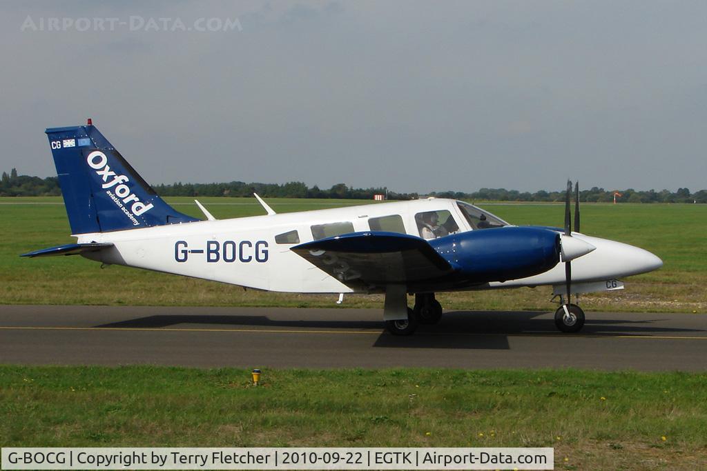 G-BOCG, 1978 Piper PA-34-200T Seneca II C/N 34-7870359, 1978 Piper PIPER PA-34-200T, c/n: 34-7870359 at Kidlington