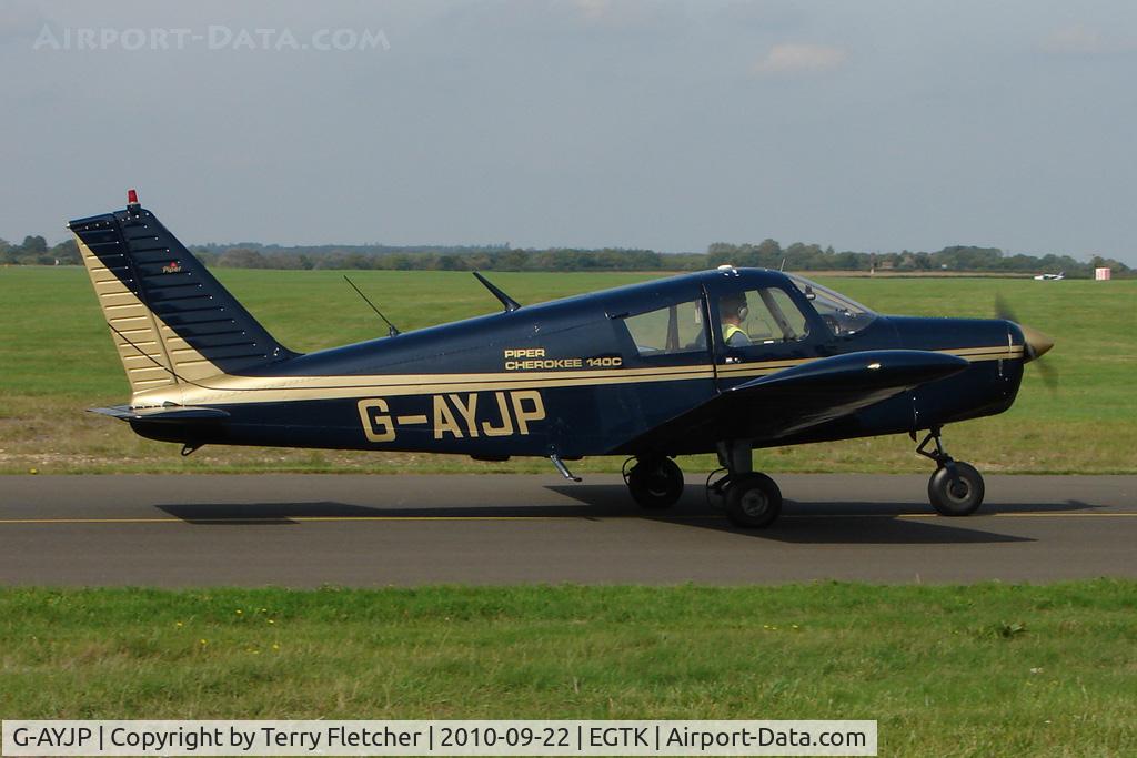 G-AYJP, 1970 Piper PA-28-140 Cherokee C/N 28-26403, 1970 Piper PIPER PA-28-140, c/n: 28-26403 at Kidlington