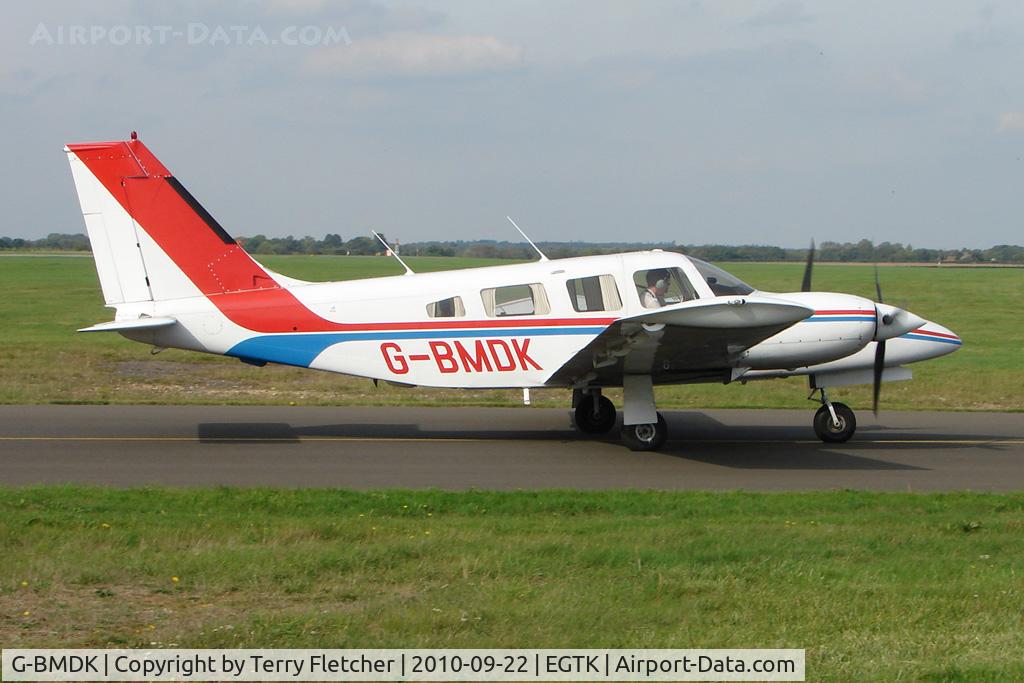 G-BMDK, 1982 Piper PA-34-220T Seneca III C/N 34-8133155, 1982 Piper PIPER PA-34-220T, c/n: 34-8133155 at Kidlington