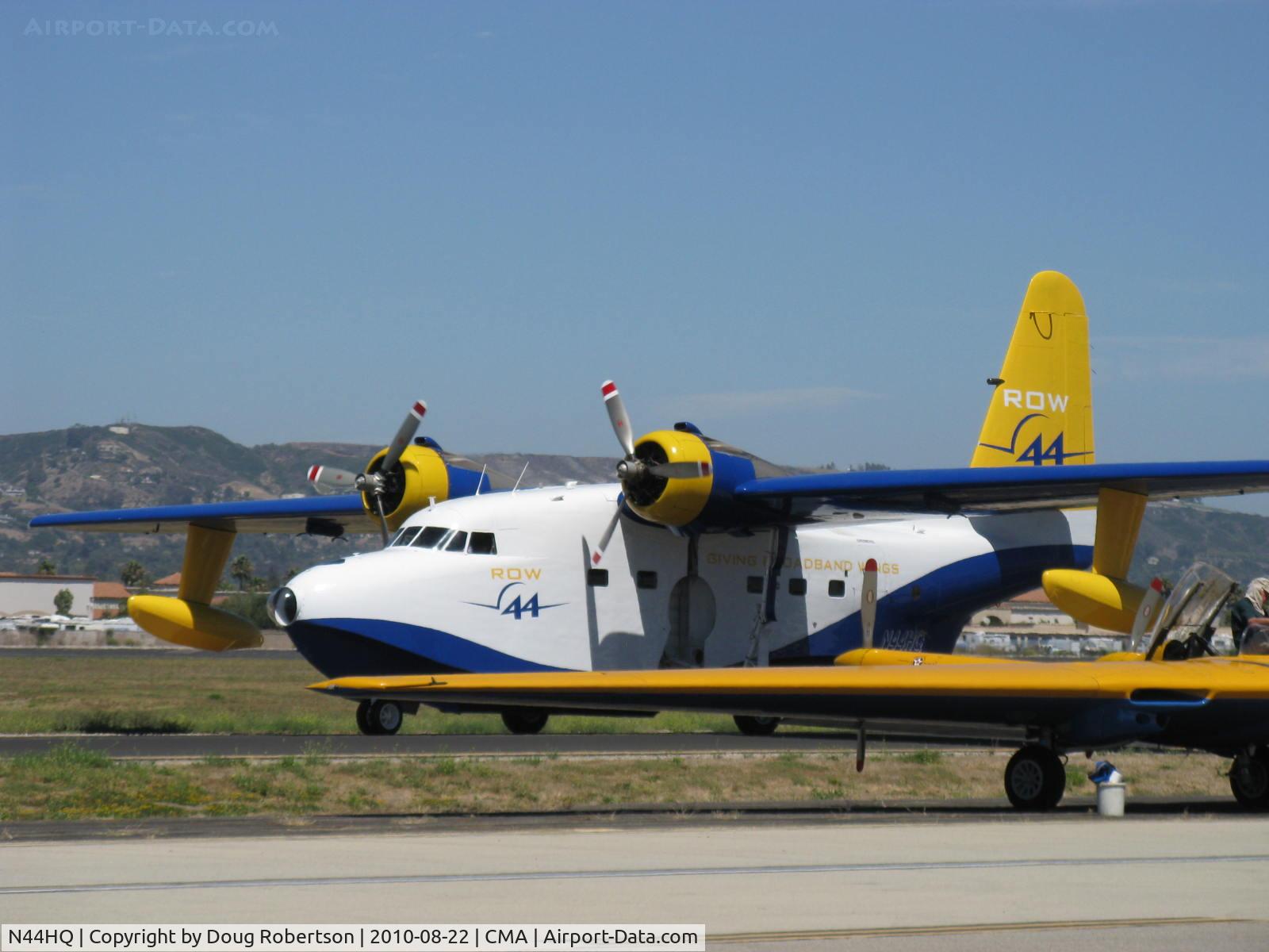 N44HQ, 1950 Grumman HU-16B Albatross C/N G-99, 1950 Grumman HU-16B ALBATROSS, two Wright R-1820-76A 1,425 Hp each, taxi