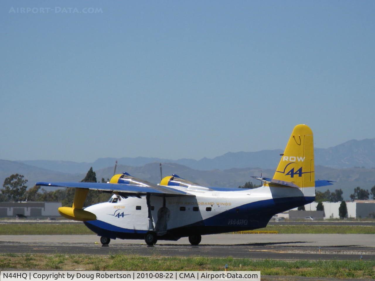N44HQ, 1950 Grumman HU-16B Albatross C/N G-99, 1950 Grumman HU-16B ALBATROSS, two Wright R-1820-76A 1,425 Hp each, taxi