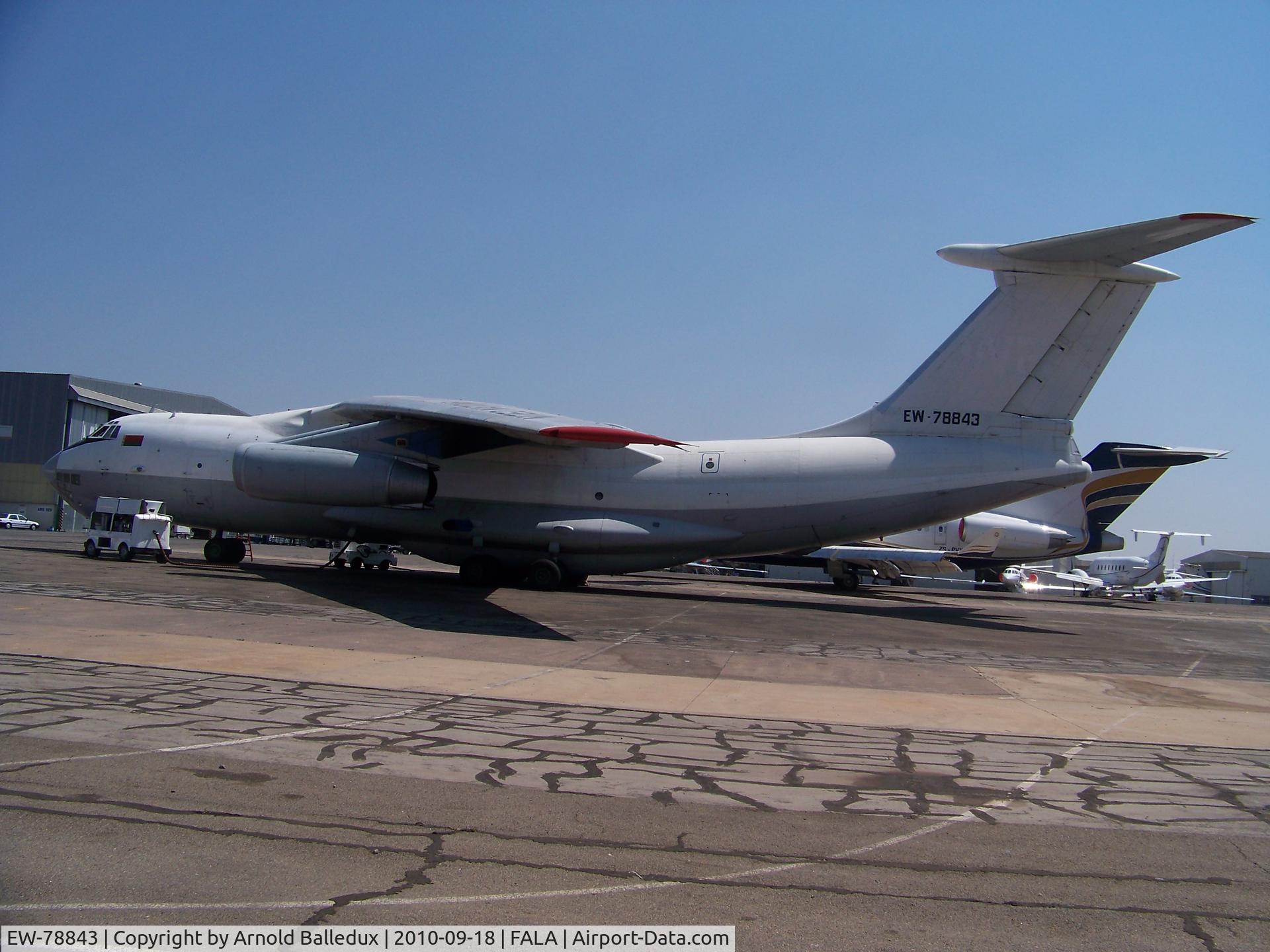 EW-78843, 1990 Ilyushin Il-76TD C/N 1003403082, seen at FALA