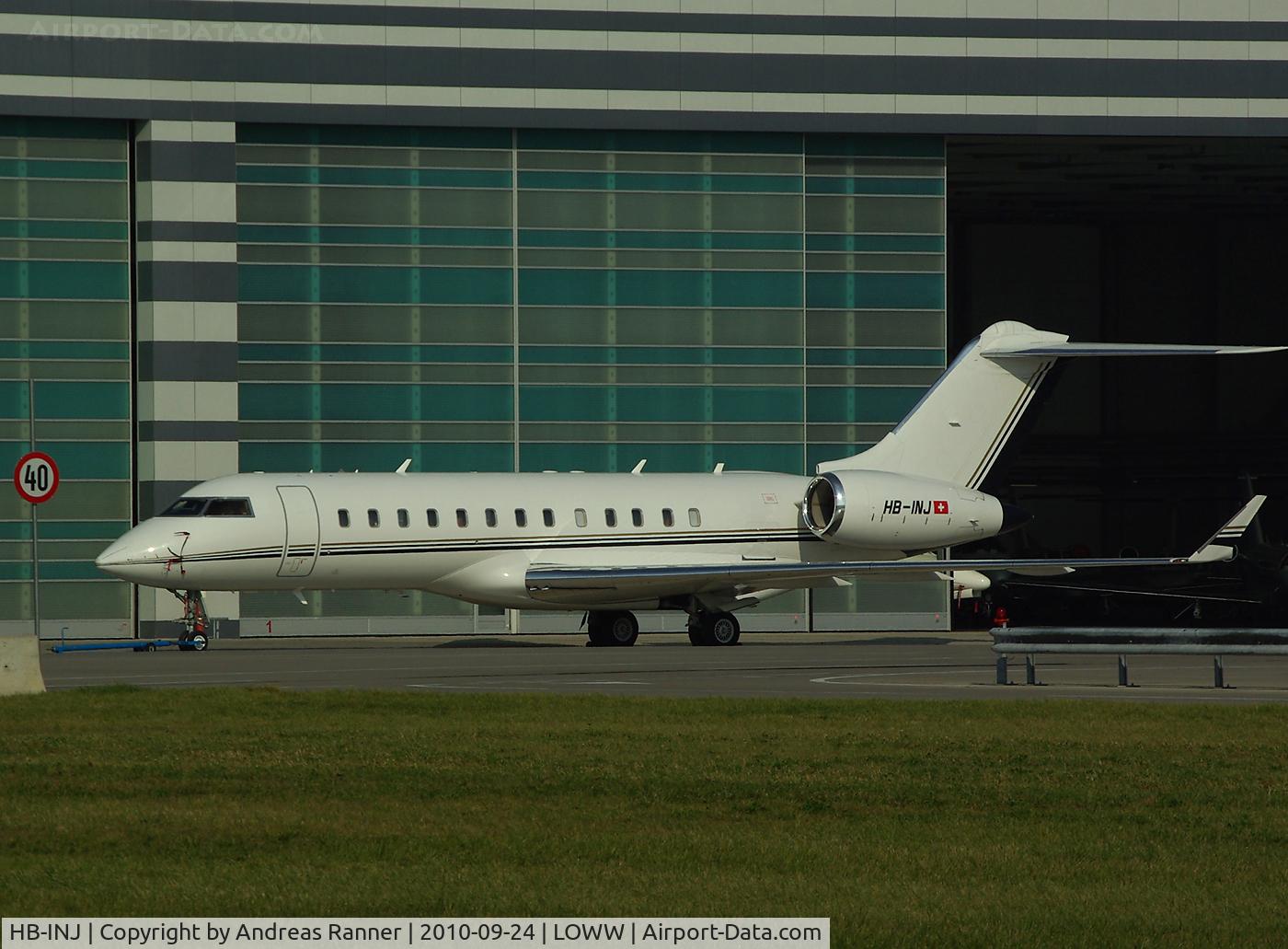 HB-INJ, 2000 Bombardier BD-700-1A10 Global Express C/N 9086, Execujet BD-700 Globalexpress