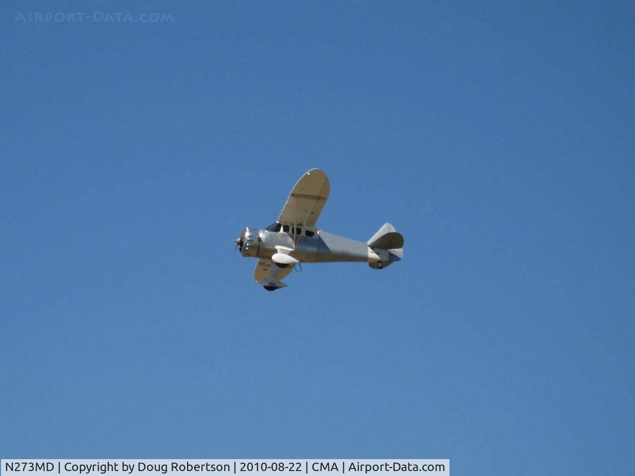 N273MD, 2008 Dickenson Howard DGA-21 (Replicate) C/N 001, 2008 Dickenson HOWARD DGA-21 'Mr. Dickenson', Pratt & Whitney R-1340-57 WASP 600 Hp, high-speed pass with beautiful exhaust rumble