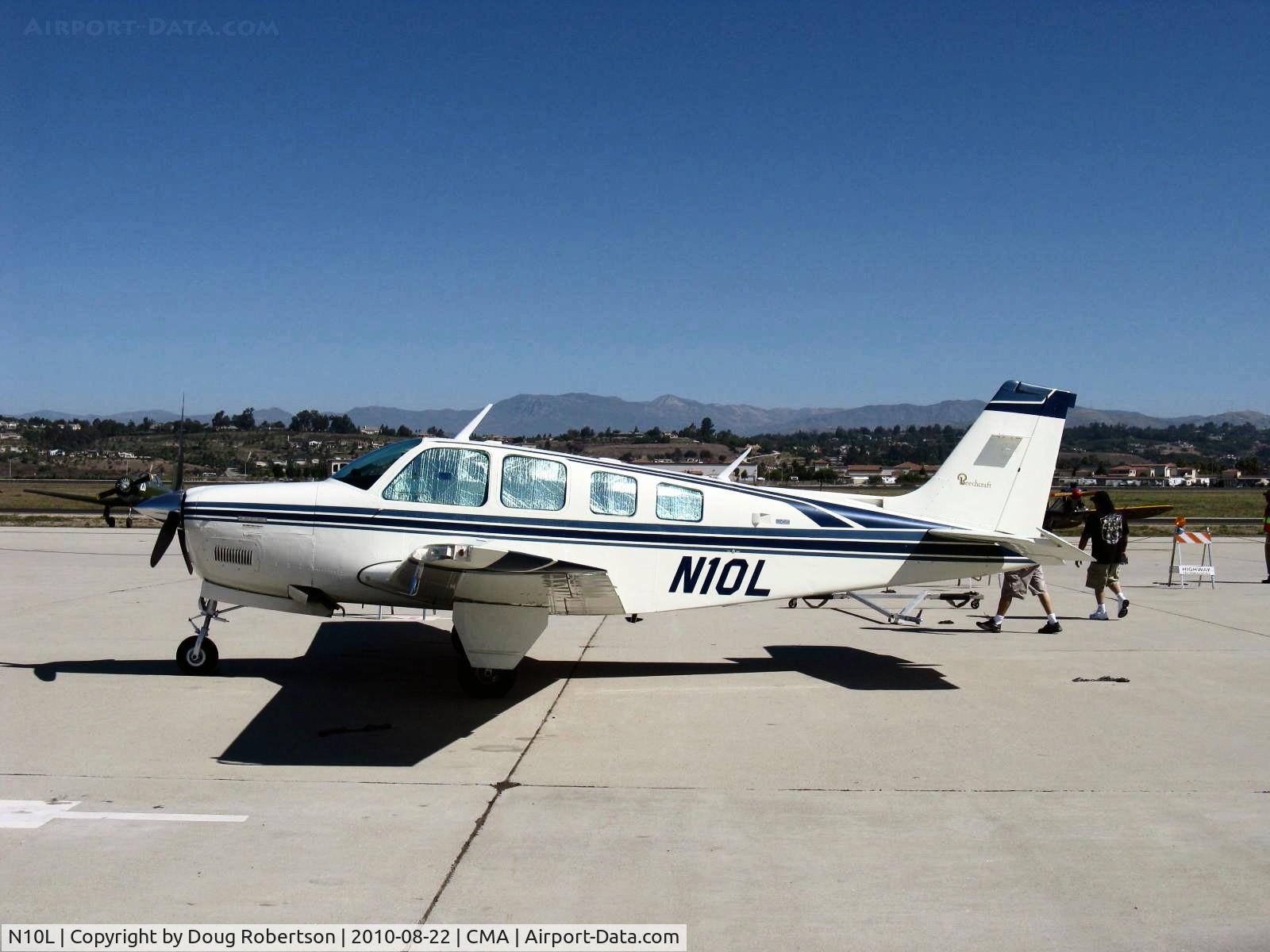 N10L, 1972 Beech A36 Bonanza 36 C/N E-347, 1972 Beech A36 BONANZA, Continental IO-520 285 hp