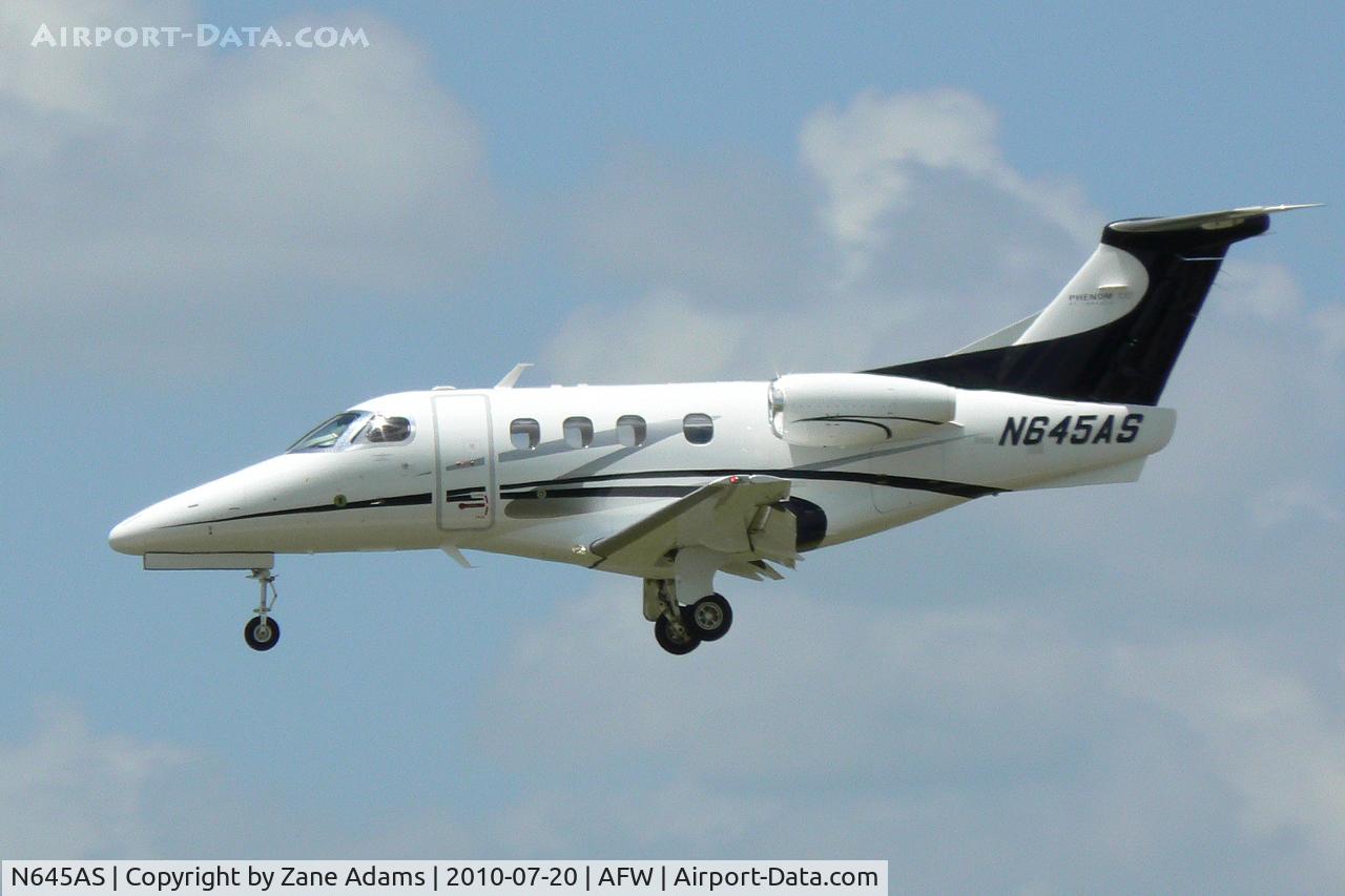 N645AS, 2009 Embraer EMB-500 Phenom 100 C/N 50000114, At Alliance Airport - Fort Worth, TX