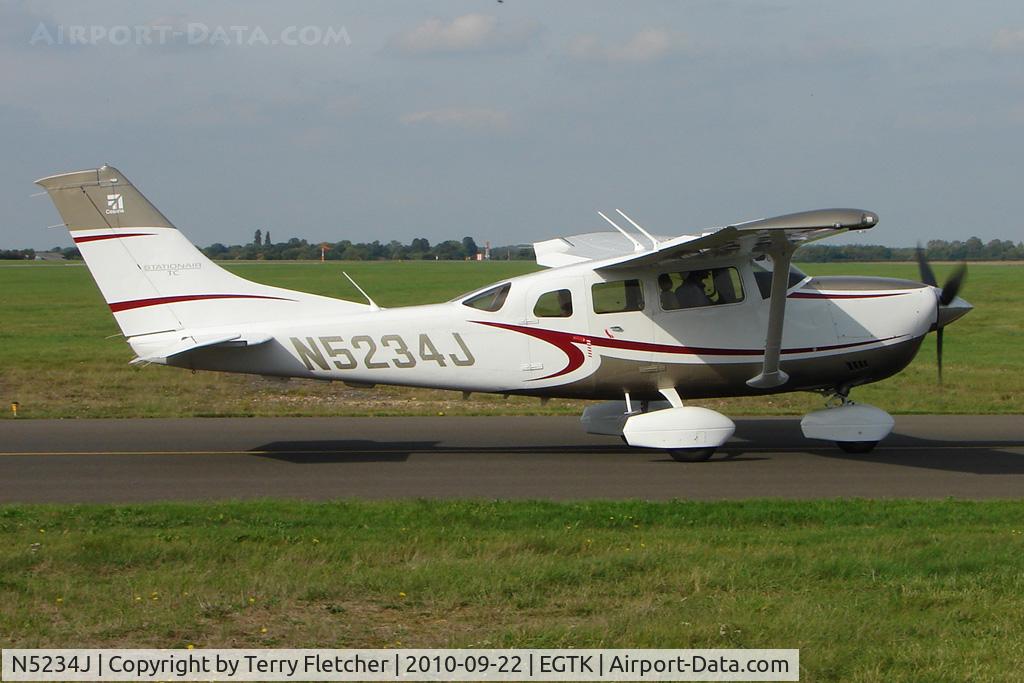 N5234J, 2009 Cessna T206H Turbo Stationair C/N T20608910, Cessna T206H, c/n: T20608910 at Kidlington