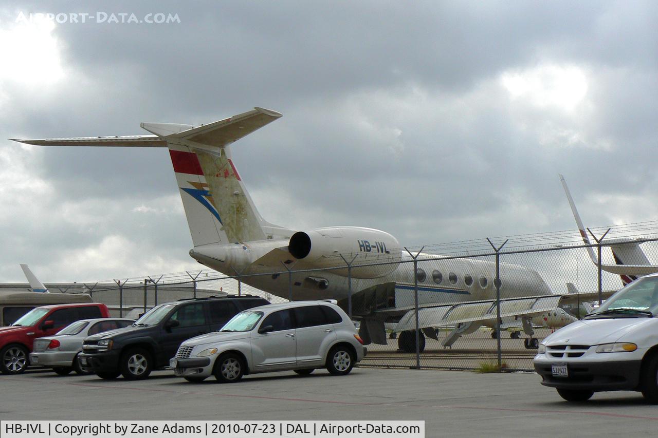 HB-IVL, Gulfstream Aerospace 5 C/N 513, At Dallas Love Field