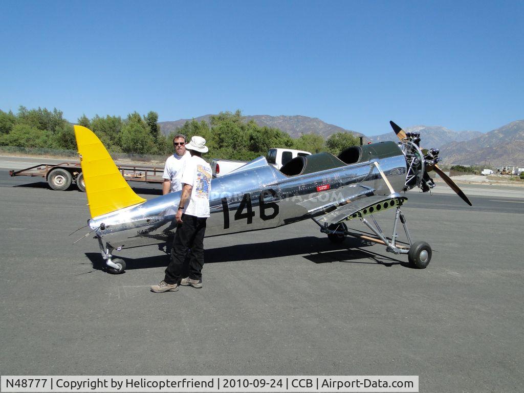 N48777, 1941 Ryan Aeronautical ST3KR C/N 1068, Being brought over to be displayed