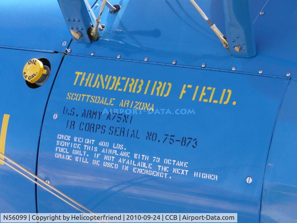 N56099, 1941 Boeing A75N1 C/N 75-873, From Thunderbird Field, Arizona