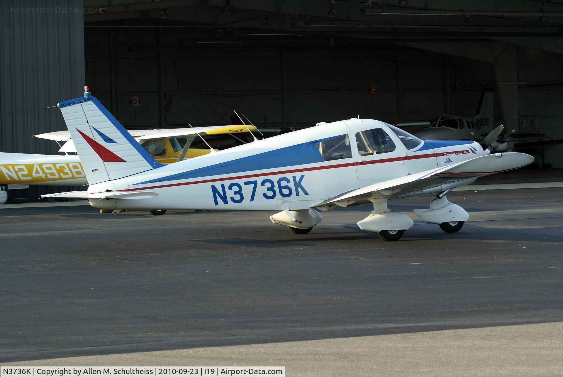 N3736K, 1967 Piper PA-28-140 Cherokee C/N 28-23713, 1967 Piper PA-28-140