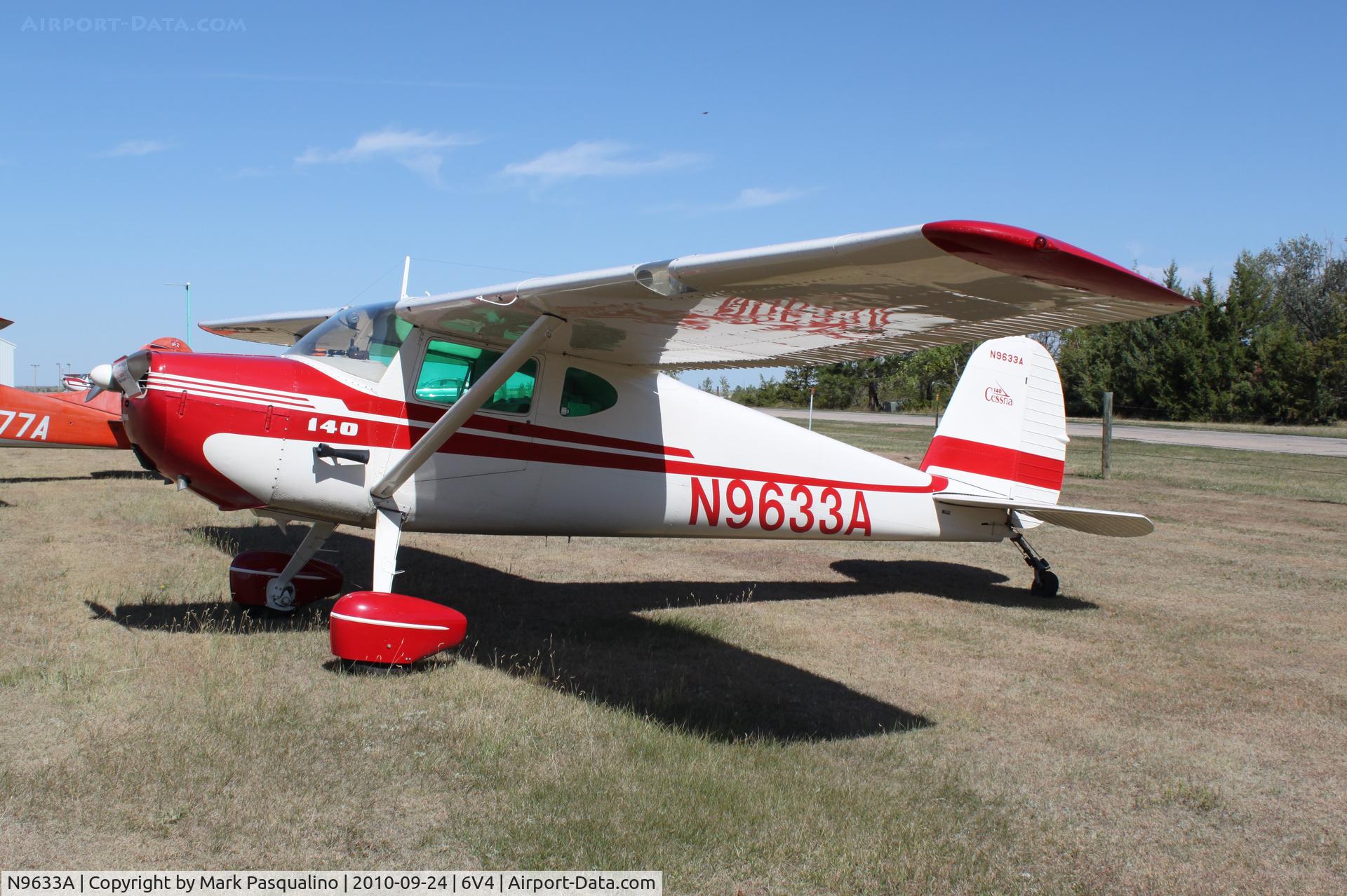 N9633A, 1949 Cessna 140A C/N 15354, Cessna 140A