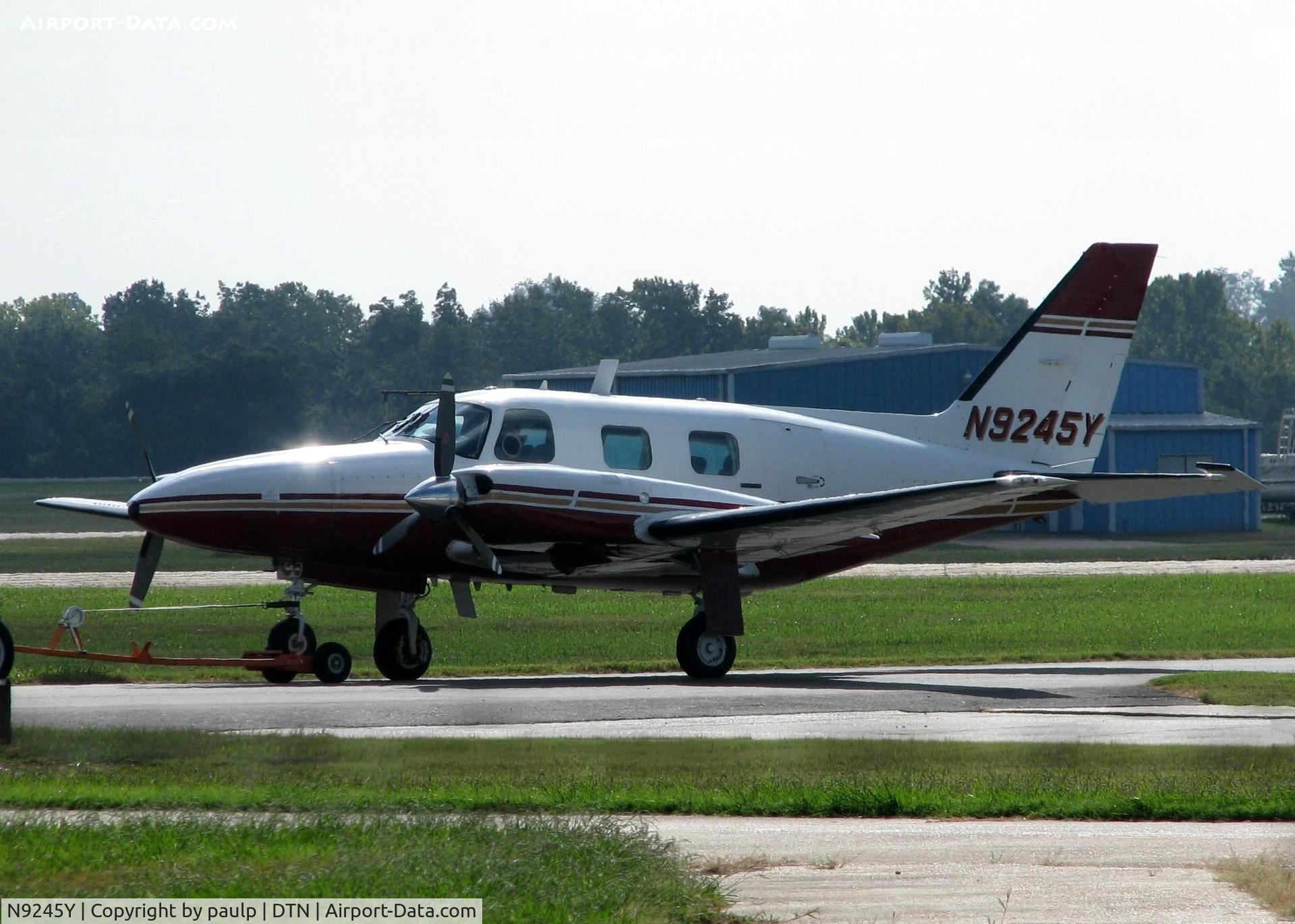 N9245Y, 1983 Piper PA-31P-350 Mojave Mojave C/N 31P-8414025, At Downtown Shreveport.