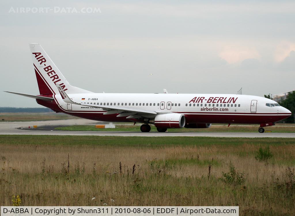 D-ABBA, 2001 Boeing 737-86J C/N 30570, Taking off rwy 18