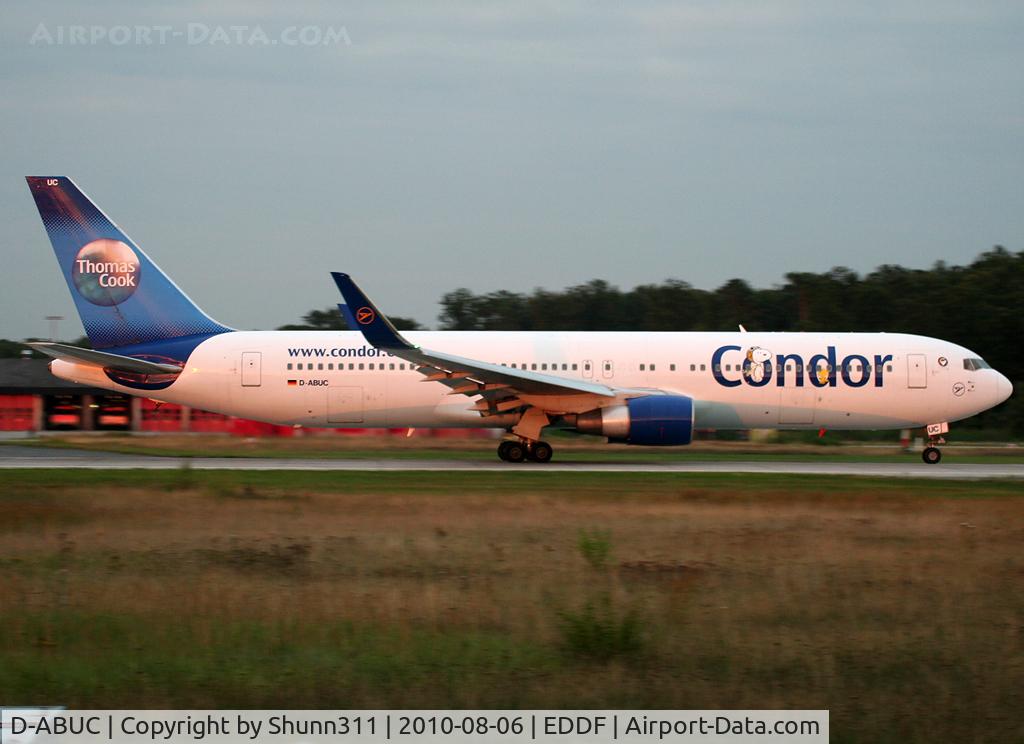 D-ABUC, 1992 Boeing 767-330/ER C/N 26992, Taking off rwy 18