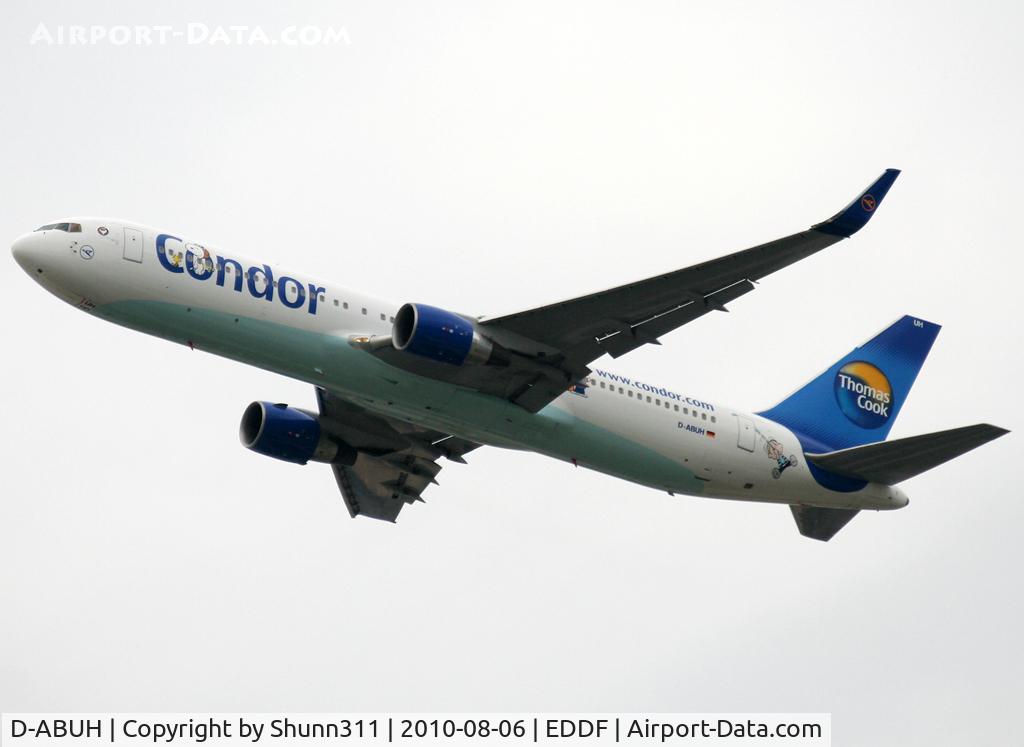D-ABUH, 1994 Boeing 767-330/ER C/N 26986, Taking off rwy 25R
