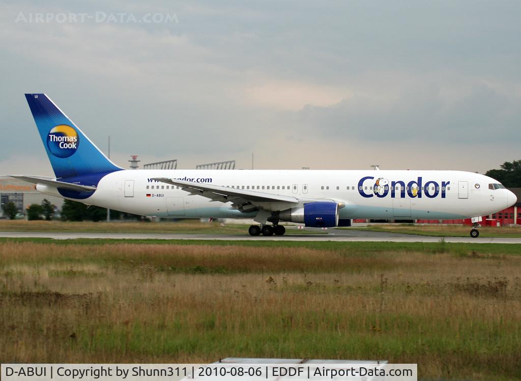 D-ABUI, 1994 Boeing 767-330/ER C/N 26988, Taking off rwy 18